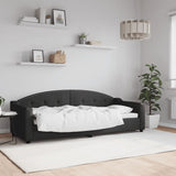 Vidaxl slaapbank 80x200 cm stof zwart