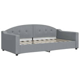 Vidaxl slaapbank 90x190 cm stof lichtgrijs