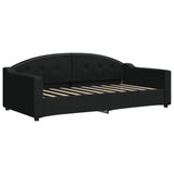 Vidaxl slaapbank 90x190 cm stof zwart