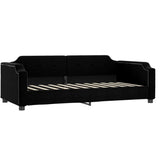 Vidaxl slaapbank 80x200 cm stof zwart