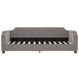 Vidaxl slaapbank 90x200 cm stof taupe