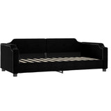 Vidaxl slaapbank 100x200 cm stof zwart