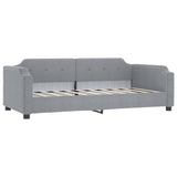 Vidaxl slaapbank 90x190 cm stof lichtgrijs