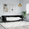 Vidaxl slaapbank 80x200 cm kunstleer zwart
