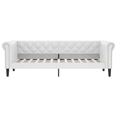Vidaxl slaapbank 80x200 cm kunstleer wit