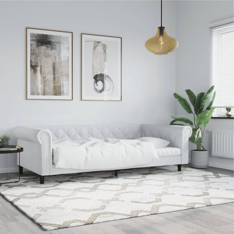 Vidaxl slaapbank 80x200 cm kunstleer wit