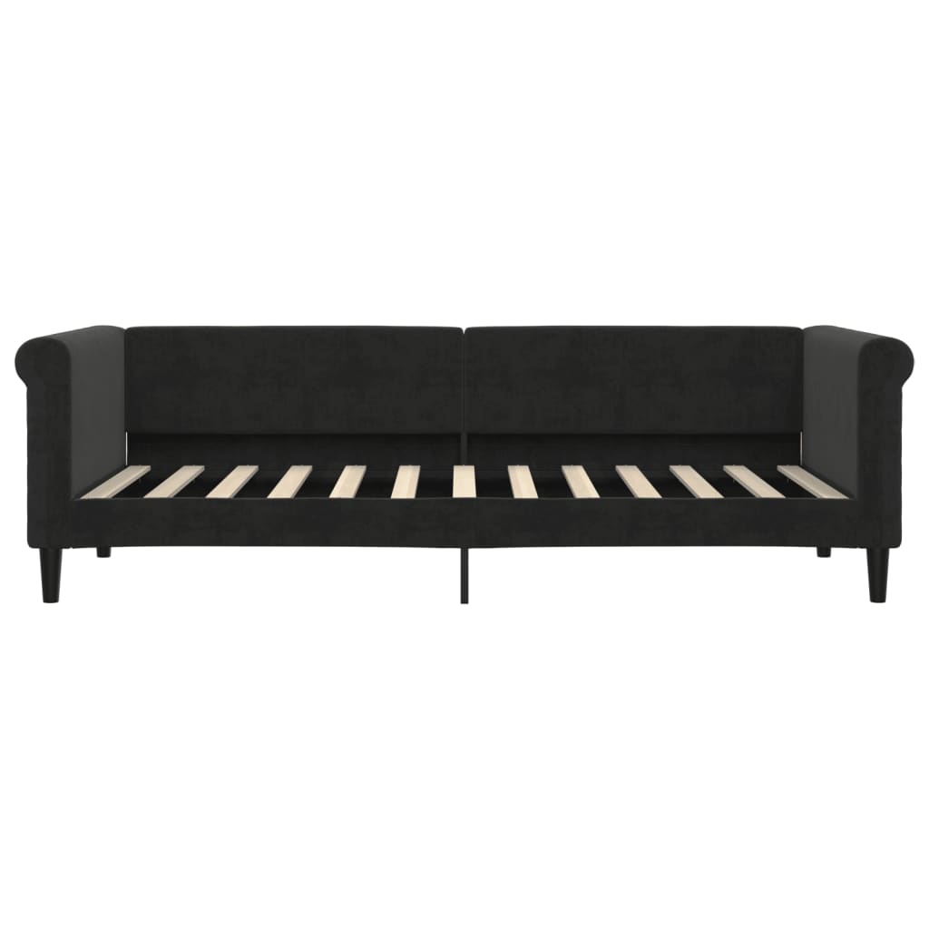 Vidaxl slaapbank 80x200 cm fluweel zwart