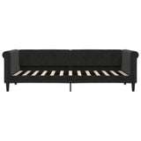 Vidaxl slaapbank 80x200 cm fluweel zwart