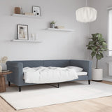 Vidaxl slaapbank 90x190 cm fluweel donkergrijs