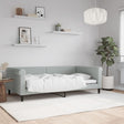 Vidaxl slaapbank 100x190 cm fluweel lichtgrijs