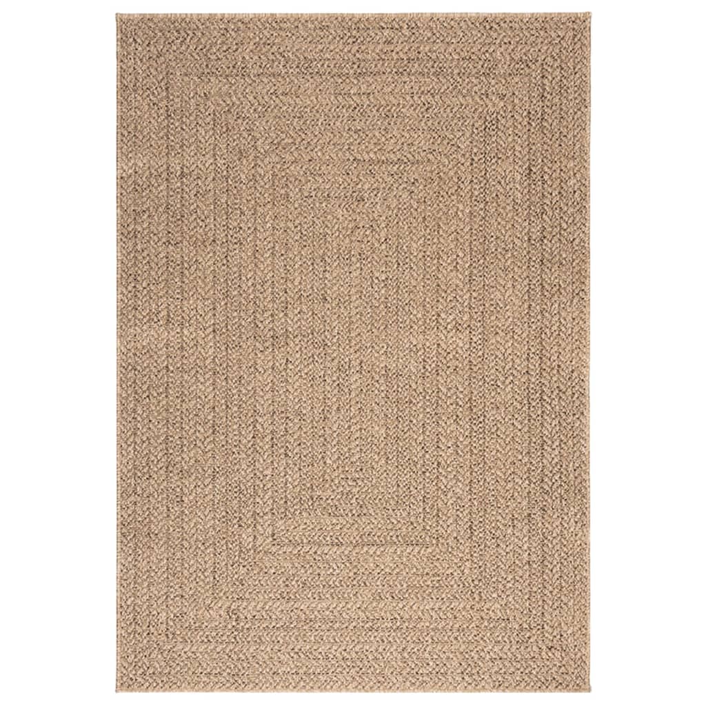 Vidaxl Rug Zizur znotraj in zunaj 140x200 cm jute videz