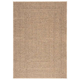 Vidaxl Rug Zizur znotraj in zunaj 140x200 cm jute videz