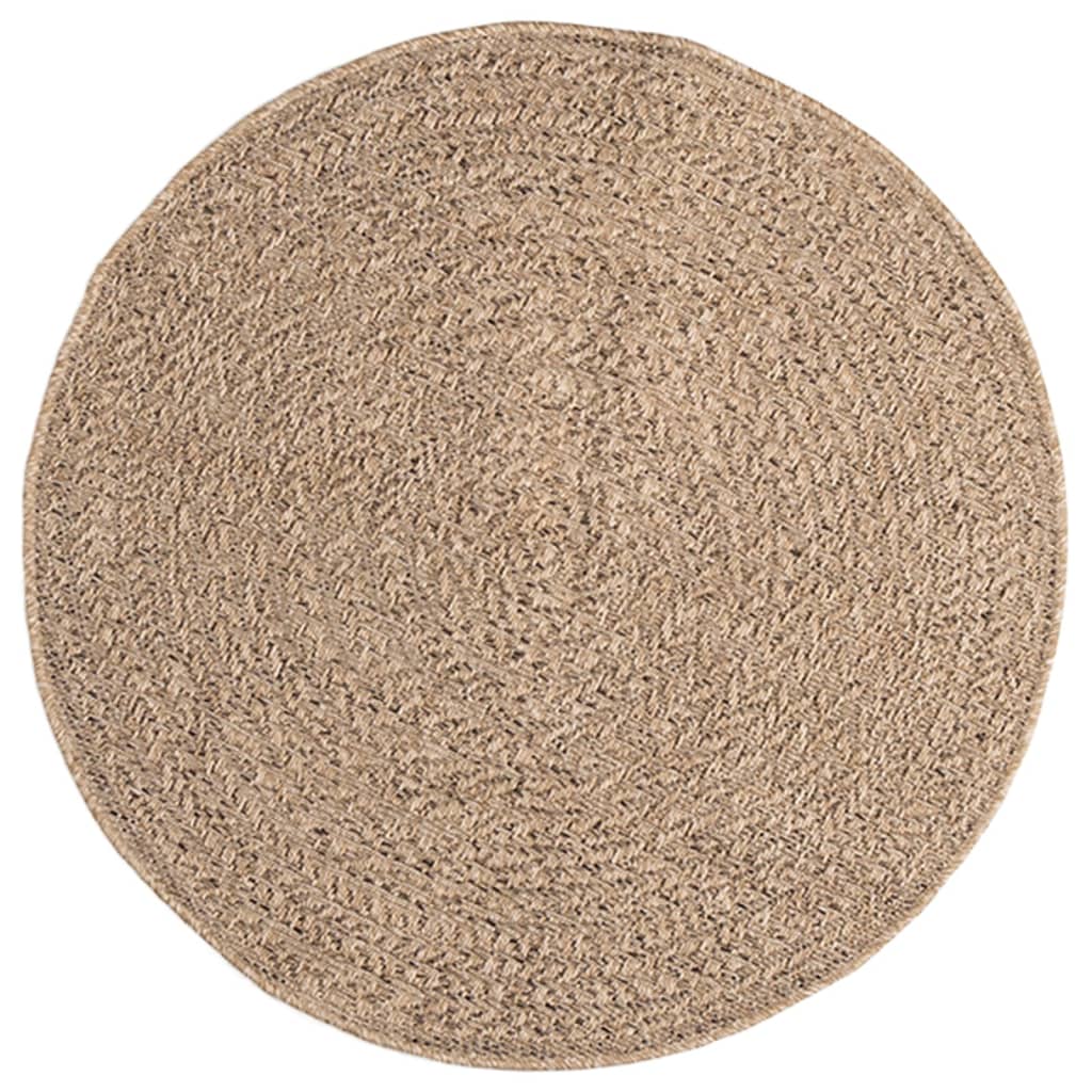 Vidaxl carpet Zizur inside and outside 90 cm jute look