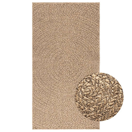 Vidaxl vloerkleed zizur binnen en buiten 80x150 cm jute look