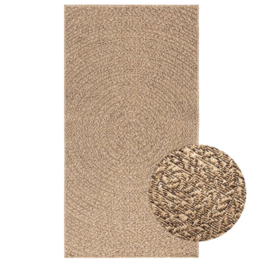 Vidaxl Rug Zizur inde og uden for 80x150 cm jute look