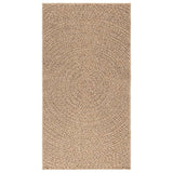 Vidaxl Rug Zizur inde og uden for 80x150 cm jute look