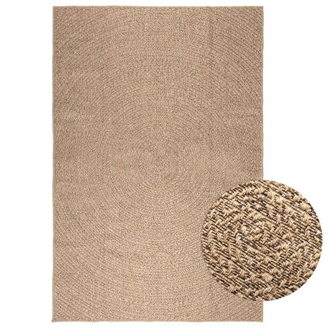 Vidaxl vloerkleed zizur binnen en buiten 200x290 cm jute look