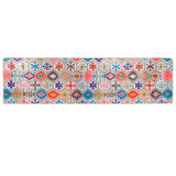Vidaxl vloerkleed wasbaar 80x300 cm meerkleurig