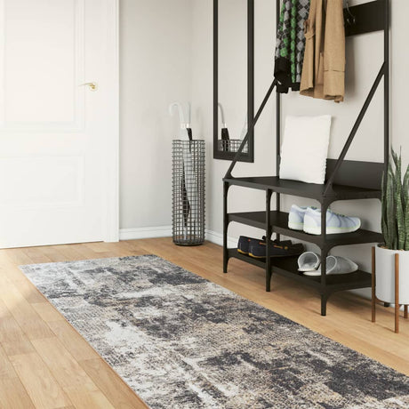 Vidaxl vloerkleed wasbaar 80x300 cm meerkleurig