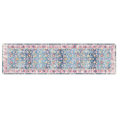 Vidaxl vloerkleed wasbaar 80x300 cm meerkleurig