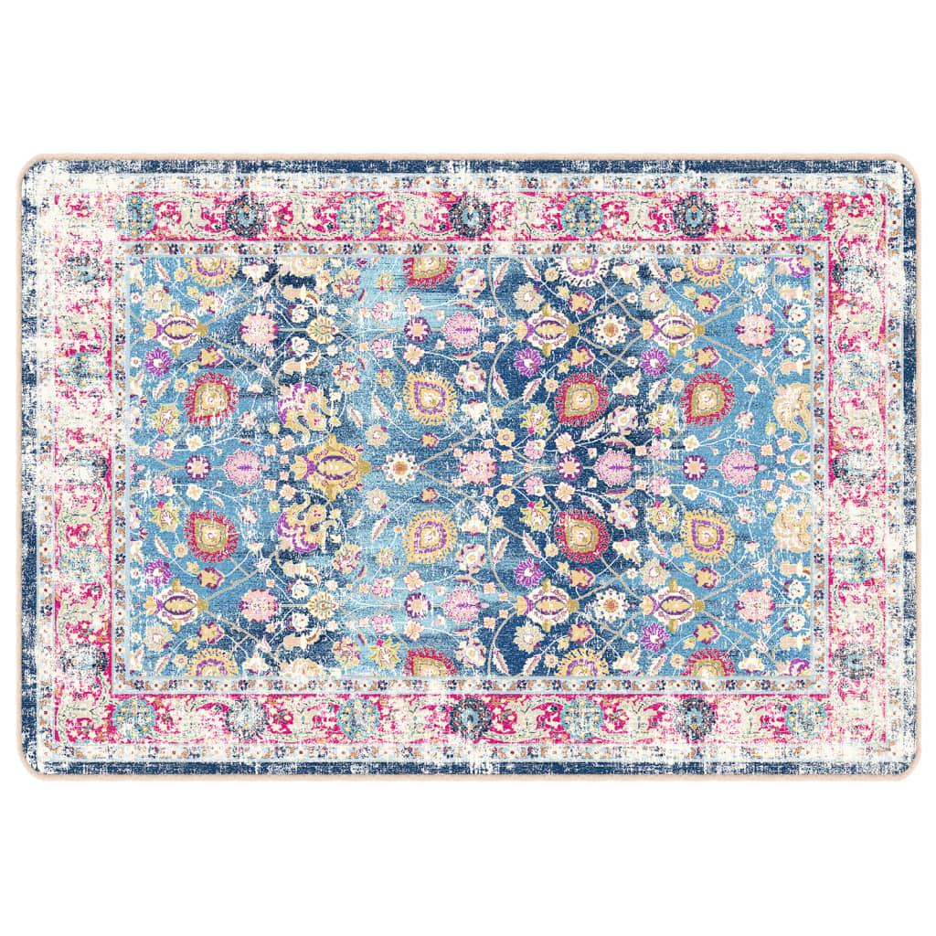 Vidaxl vloerkleed wasbaar 120x180 cm meerkleurig