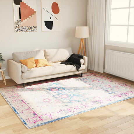 Vidaxl vloerkleed wasbaar 160x230 cm meerkleurig