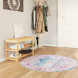 Vidaxl vloerkleed wasbaar ø 120 cm meerkleurig