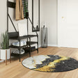 Vidaxl vloerkleed wasbaar ø 120 cm meerkleurig