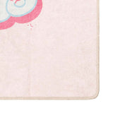 Vidaxl kindervloerkleed eenhoorn wasbaar antislip 160x230 cm groen