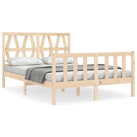 Vidaxl bedframe zonder matras massief grenenhout 140x200 cm