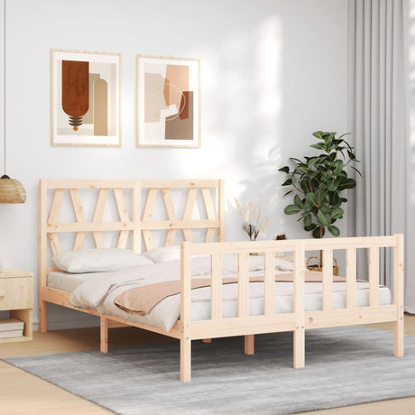 Vidaxl bedframe zonder matras massief grenenhout 140x200 cm