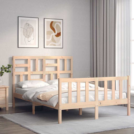 Vidaxl bedframe zonder matras massief grenenhout 140x200 cm