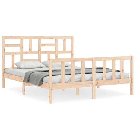 Vidaxl bedframe zonder matras massief grenenhout 160x200 cm