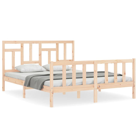 Vidaxl bedframe zonder matras massief grenenhout 160x200 cm