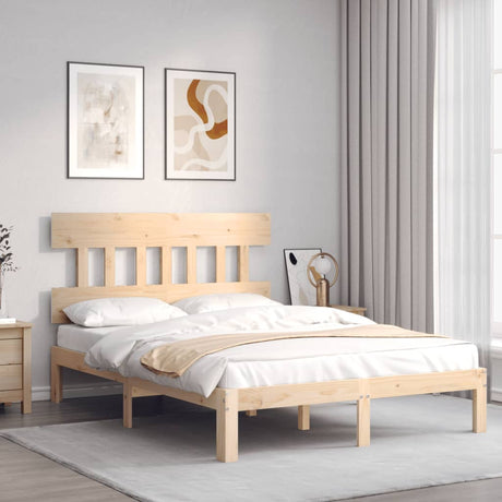 Vidaxl bedframe zonder matras massief grenenhout 140x200 cm