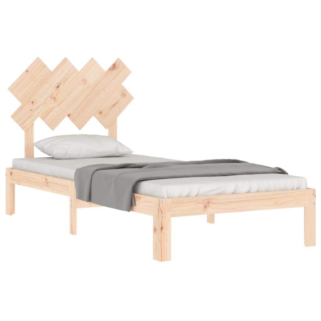Vidaxl bedframe zonder matras massief grenenhout 90x200 cm