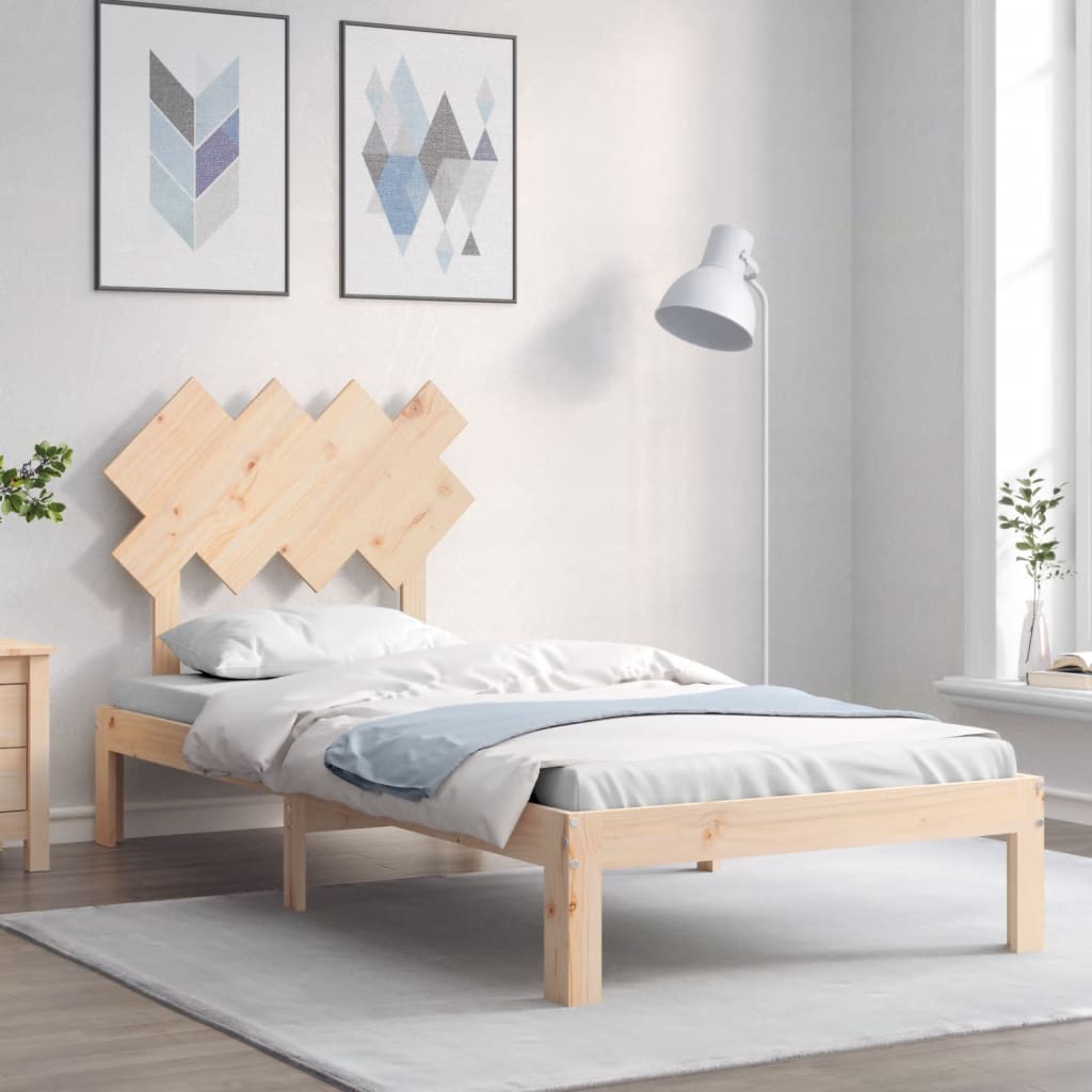 Vidaxl bedframe zonder matras massief grenenhout 90x200 cm