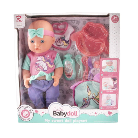 Pop baby met accessoires 26cm