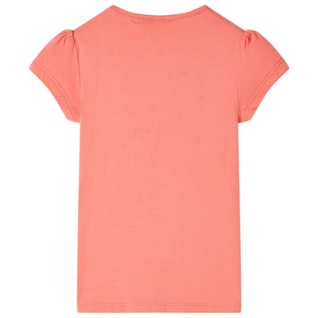 Vidaxl kindershirt 92 koraalkleurig