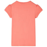 Vidaxl kindershirt 128 koraalkleurig