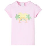 VidaXL Kindershirt 104 lichtroze