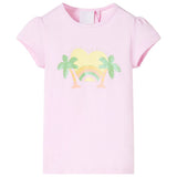 Vidaxl kindershirt 128 lichtroze