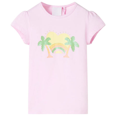 Vidaxl kindershirt 128 lichtroze