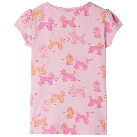 Vidaxl kinderpyjama met korte mouwen 92 lichtroze
