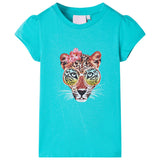 VidaXL Kindershirt 104 mintkleurig