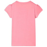 Vidaxl kindershirt 128 neonroze