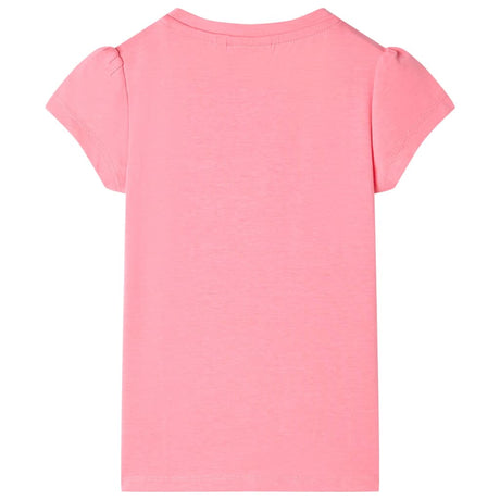 Vidaxl kindershirt 128 neonroze