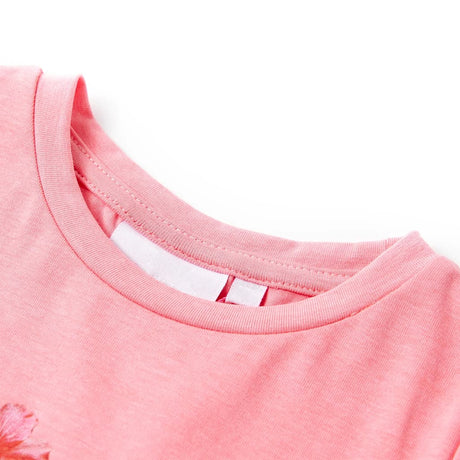 Vidaxl kindershirt 128 neonroze