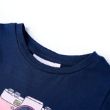 VidaXL Kindershirt 92 marineblauw