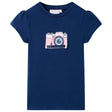 Vidaxl kindershirt 116 marineblauw